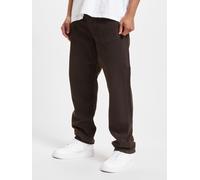 lässige DEF Herren Jeans Straight Fit Reißverschluss mit Baumwolle Braun 30