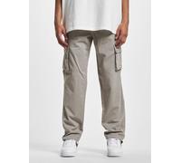 lässige DEF Herren Jeans Stretch Reißverschluss Taschen mit Baumwolle Grau 31