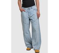 Bequeme Jeans DEF "DEF DEF SEAMS Baggys", Herren, Gr. 36, Normalgrößen, lightblauwashed, 100% Baumwolle, unifarben, Jeans (45720248-36) lightblauwashed