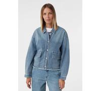 Lässige Denimjacke mit Pattentaschen blau 46