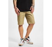lässige Dickies Herren Shorts Slim Fit Reißverschluss Taschen Beige 29