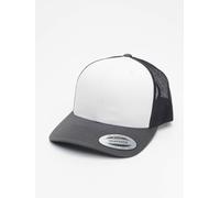 lässige Flexfit Unisex Cap Mesh 360 g/m² mit Baumwolle Grau/Weiß