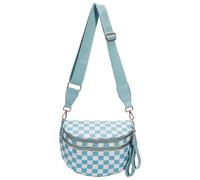 Lässige Gürteltasche for Damen, großes Fassungsvermögen, modische Umhängetasche, verstellbarer Riemen, Freizeit-Sporttasche, Damen-Tagestasche (eisblau)