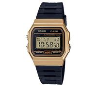 Lässige Herrenuhr Classic“ von Casio, Quarz, Metall und Resin, Farbe: Schwarz (Modell: F-91WM-9ACF)