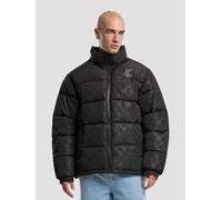 Winterjacke KARL KANI "Karl Kani KK OgAop Puffer Jacket", Herren, Gr. XS, schwarz, 100% Polyester, mehrfarbig, normal, amerikanischer Ausschnitt, Jacken Winterjacke (33787811-XS) schwarz