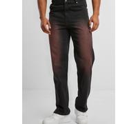 lässige Karl Kani Herren Jeans mit Baumwolle Schwarz 32
