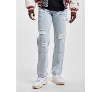Bequeme Jeans KARL KANI "Karl Kani Herren", Herren, Gr. 36, Normalgrößen, bleached blau, 100% Baumwolle, unifarben, normal, Jeans (99999553-36) bleached blau