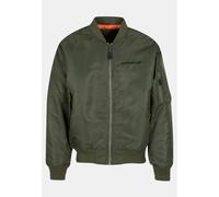 lässige MJ Gonzales Herren Jacke Reißverschluss Khaki M