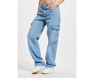 lässige Only Damen Jeans Straight Fit mit Baumwolle Blau 26/30