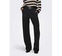 Only Anzughose ONLPOPTRASH gerade geschnitten mit breitem Bund Milano Rib Schwarz Gr. XS/30