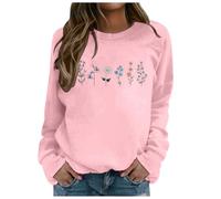 Lässige Sweatshirt-Variante für Alltag Komfortabler Pullover mit Aufdruck klassischer Rundhalsausschnitt langärmlig Legerer Stil vielseitig verwendbar (XXL)