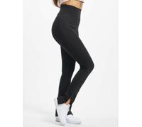 Urban Classics Ladies High Waist Side Slit Leggings in Gr. XL in Schwarz