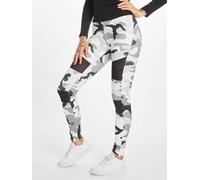 lässige URBAN CLASSICS Damen Hose Stretch Rippstrick 250 g/m² Camouflage S