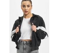 lässige Urban Classics Damen Jacke Kapuze 90 g/m² Schwarz/Weiß S