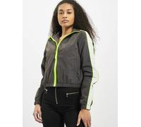 Urban Classics Ladies Short Piped Track Jacket in Gr. M in Grau