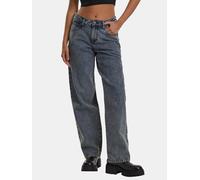Urban Classics Damen Tb7127-ladies Mid Waist 90´s Jeans, Dirty Washed, 36 EU