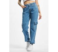 lässige Urban Classics Damen Jeans Stretch Reißverschluss Taschen Blau 29