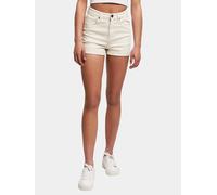 lässige Urban Classics Damen Jeans Stretch Reißverschluss Taschen mit Baumwolle Ecru-Weiß 26