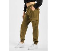 Urban Classics Cargohose Ladies High Waist Cargo Pants 98% Baumwolle Damen Summerolive Gr. 27