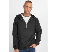 Windbreaker URBAN CLASSICS "Urban Classics Herren Pull Over Windbreaker", Damen, Gr. L, schwarz, 100% Polyamid, unifarben, normal, ohne Ausschnitt, Jacken Windbreaker (26345021-L) schwarz