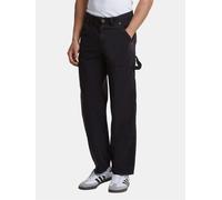 lässige Urban Classics Herren Jeans Reißverschluss Taschen mit Baumwolle Schwarz 44