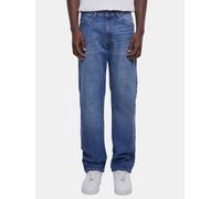 lässige URBAN CLASSICS Herren Jeans Straight Fit mit Baumwolle Blau 30