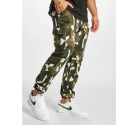 Urban Classics Männer Cargohose Geometric Stretch Twill in camouflage W 34 camouflage