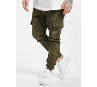 Urban Classics Camo Cargo Jogging Pants in Gr. 42 in Olive