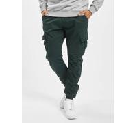 Urban Classics Herren Jogginghose mit Cargo-Taschen – Regular Fit, Baumwolle – Bottlegreen M