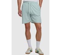 Sweatshorts URBAN CLASSICS "Urban Classics Herren Waffle Sweat Shorts", Herren, Gr. 4XL, US-Größen, frostmint, 65% Baumwolle, 35% Polyester, unifarben, relaxed fit, Hosen Sweatshorts (13704012-4XL) fr