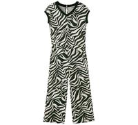 Lässiger Jumpsuit Jersey AOP V-Ausschnitt von Street One, 36618 Pine Grove Green, 36/28