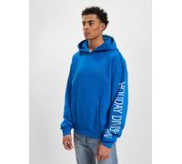 lässiger Just Rhyse Herren Hoodie Kapuze mit Baumwolle Blau XL