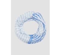 s.Oliver Lässiger Loop-Schal mit All-over-Print hellblau ONESIZE