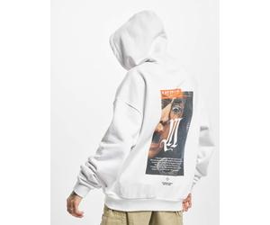 lässiger Mister Tee Herren Hoodie Kordelzug Rippbündchen 460 g/m² mit Baumwolle Weiß L