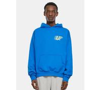 lässiger Mister Tee Herren Hoodie Rippbündchen Kapuze 460 g/m² mit Baumwolle Blau 3XL