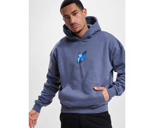 lässiger Mister Tee Herren Hoodie Rippbündchen Kapuze 460 g/m² mit Baumwolle Blau L