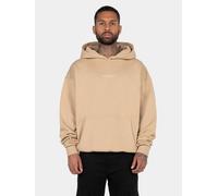 lässiger MJ Gonzales Herren Hoodie große Kapuze Rippbündchen 460 g/m² mit Baumwolle Beige S