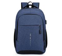 Lässiger Rucksack für Herren mit reflektierendem Streifen-Design, wasserdicht, mit USB-Anschluss, modisch