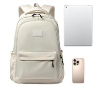 Lässiger Rucksack - Tagesrucksack, 46 cm, lässiger Tagesrucksack, wasserdichtes Oxford-Gewebe mit großer Kapazität für Laptop und tägliche Gegenstände, schlankes Unisex-Design für Schule, Arbeit