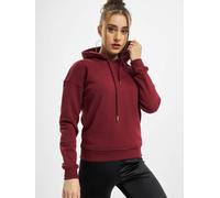 lässiger URBAN CLASSICS Damen Hoodie Kordelzug Taschen 300 g/m² Rot 5XL