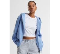 Urban Classics Kapuzenpullover Fluffy Zip Fleece Damen Powderblue XS