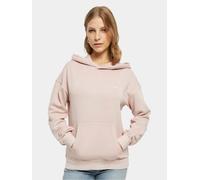 lässiger Urban Classics Damen Hoodie Rippstrick Rippbündchen 300 g/m² mit Baumwolle Rosa L