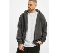 Urban Classics Herren Kapuzenpullover Zip Hoody – Loose Fit, Reißverschluss – Charcoal 3XL