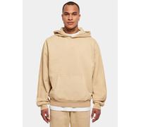 lässiger Urban Classics Herren Hoodie Rippstrick Rippbündchen 470 g/m² mit Baumwolle Beige 5XL