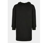 Shirtkleid URBAN CLASSICS "Urban Classics Damen Girls Oversized Terry Hoody Dress", Mädchen, Gr. 158/164, Normalgrößen, schwarz, 65% Baumwolle, 35% Polyester, unifarben, oversize, ohne Ausschnitt, Kle