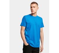 Build Your Brand Round Neck T-Shirt Männer in Gr. M in Blau