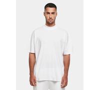 Build Your Brand Herren T-Shirt Oversize-Passform Stehkragen Weiß Größe 3XL
