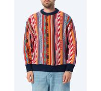 lässiges Carlo Colucci Herren Sweatshirt mit Baumwolle Blau/Orange/Rot/Beige XXL