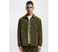lässiges DEF Herren Shirt Cord-Hemd Khaki L
