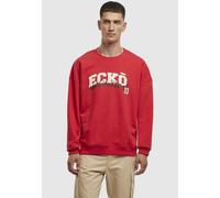 lässiges Ecko Unltd. Herren Sweatshirt Rippbündchen mit Baumwolle Rot 3XL